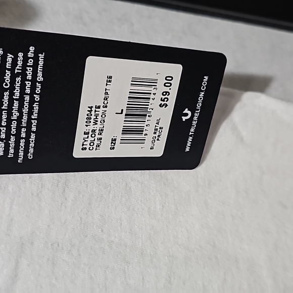 True Religion Graphic Tee Shirt Size Large NWT - Picture 5 of 6